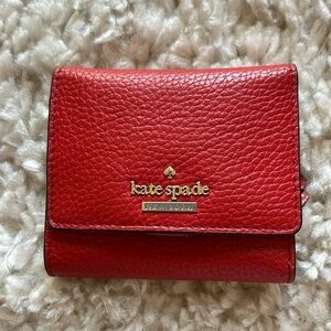Red Kate Spade Wallet
